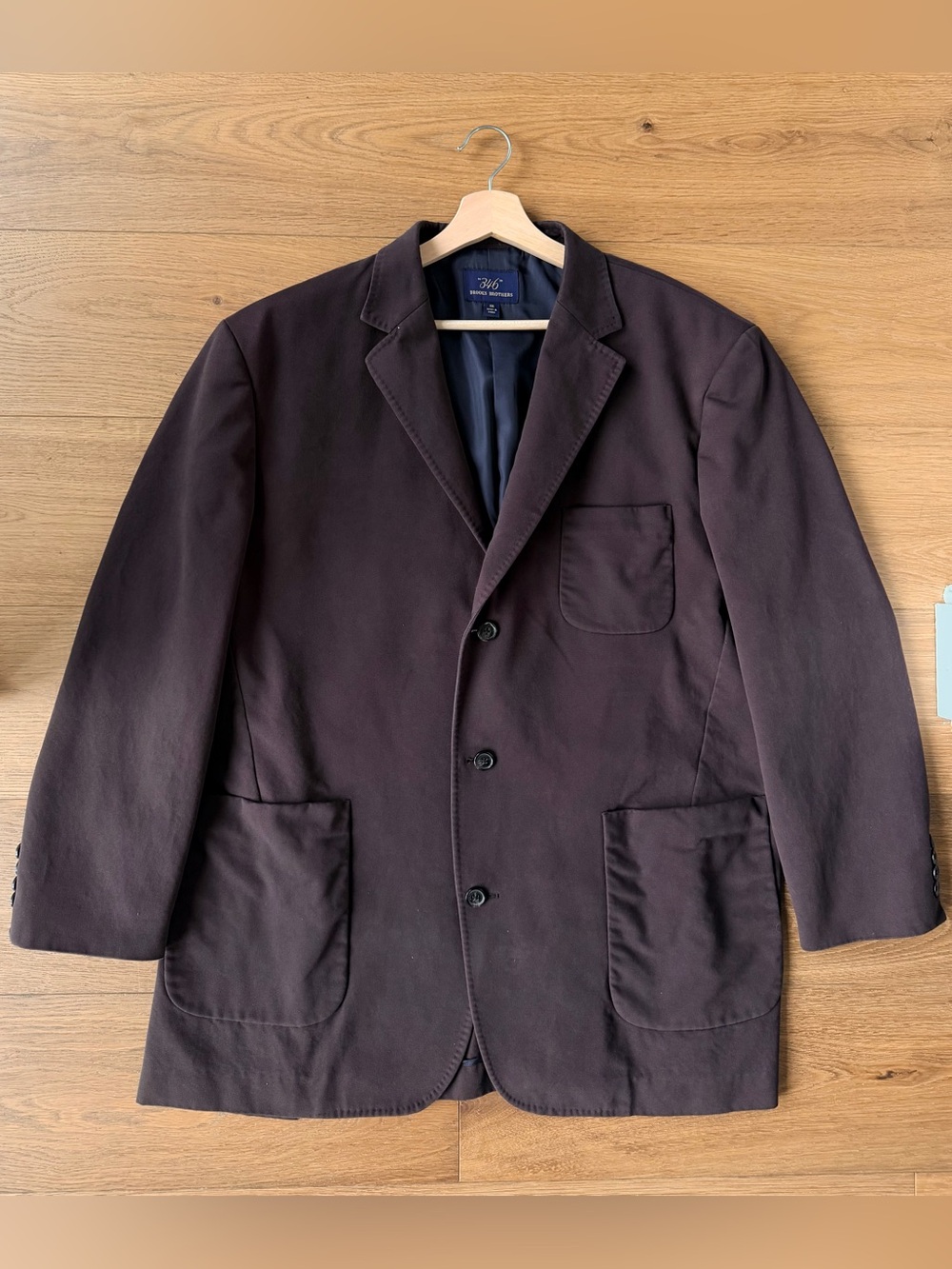 Brooks Brothers 456 Brown Blazer Suit Jacket XXL Brown